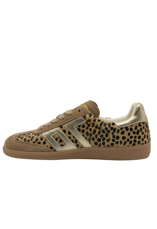 Cloud 26 Sneakers Leopard Gold Back70