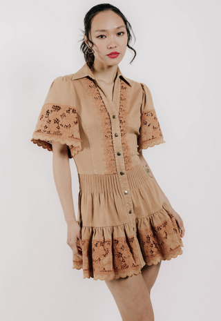 Liane Dress Biscuit Love The Label