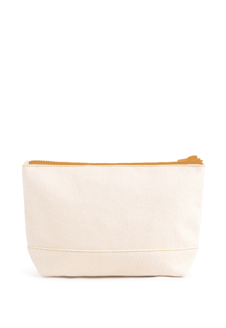 Canvas Pouch Natural/Yellow Favorite Daughter