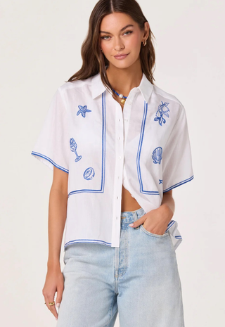 Trace Shirt White Astr