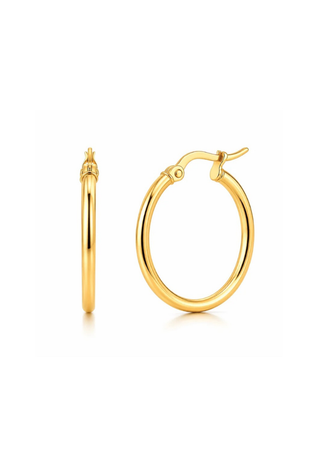 Laurette Medium Hoop Earring Ellie Vail