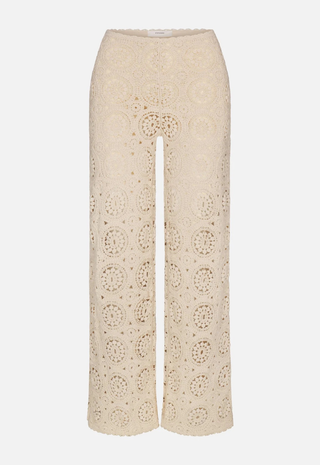 The Crochet Pant Cream Frame
