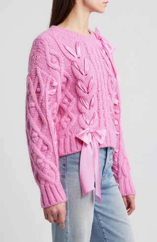 Parson Pullover Rose Pompadour Love Shack Fancy