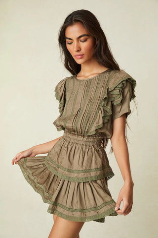 Natasha Dress Forest Oak Love Shack Fancy