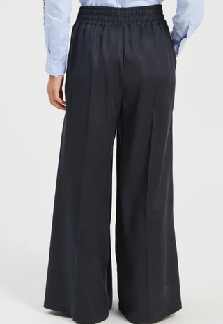 Navy Palazzo Pants Vilagallo