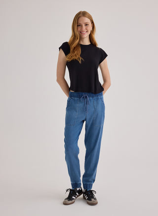 Pocket Jogger Indigo Spray Wash Bella Dahl