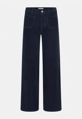 Le Slim Palazzo Modernist Pocket Corduroy Navy Frame