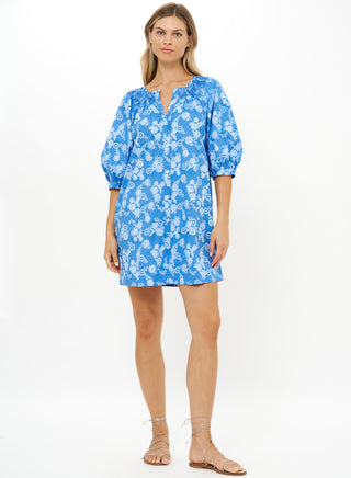Embroidered Button Mini Pretoria Navy Oliphant
