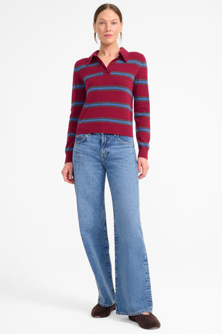 Gemma Cashmere Crimson Sweater - Staud