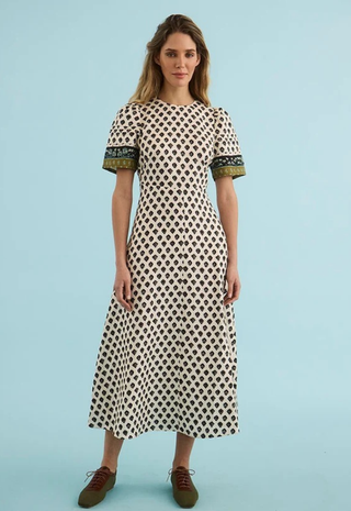 Casey Dress Thistle & Vine Cream Hunter Bell