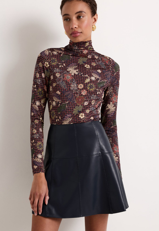 Crawford Skirt Naval Marie Oliver