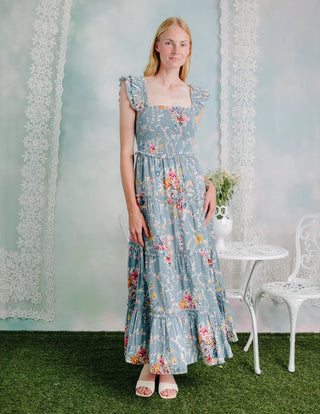 Gaya Dress Powerscourt Garden Floral Love The Label