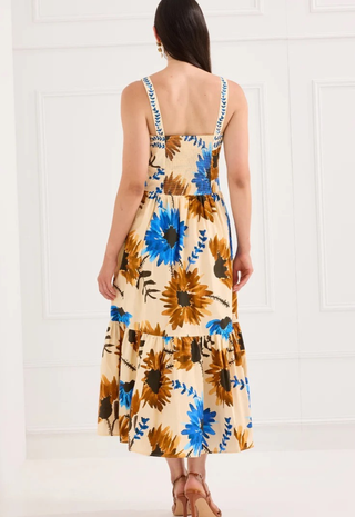 The Gianna Dress Sunflower Haze Alivia