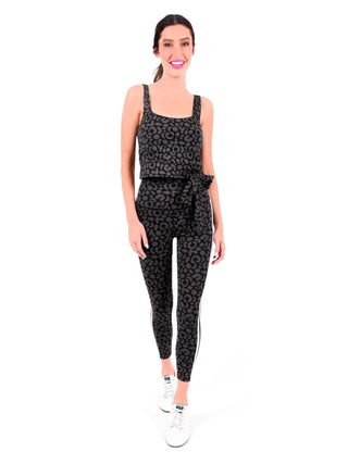 Bow Sport Crop Noir Cheetah Emily McCarthy