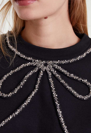 Jewel Neck Sweatshirt Compañia Fantastica