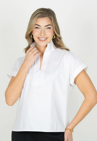 Riviera Top White Emily Mccarthy