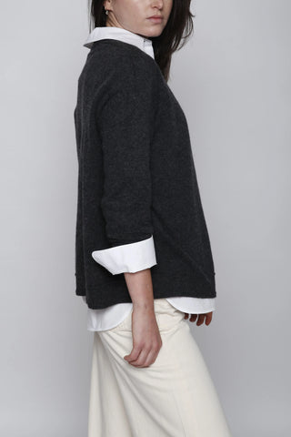 Cashmere L/S V-Neck Pullover In Cashmere