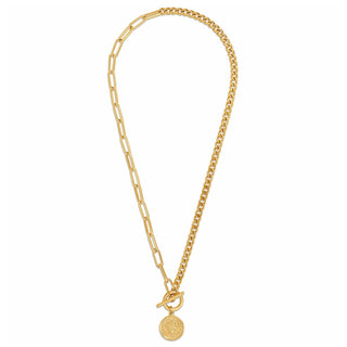 Stacie Toggle Chain Coin Necklace Ellie Vail