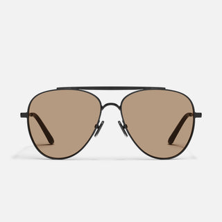 Free Fall Matte Black Frame / Tan Lens Quay