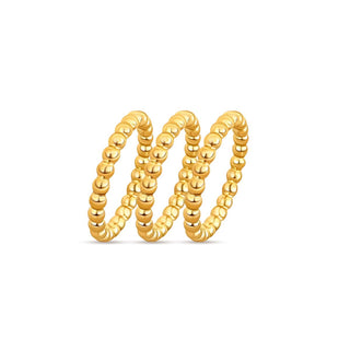 Lucia Beaded Triple Ring Set Ellie Vail