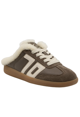 Easter Fl Taupe Butter Backless Sneaker Back70