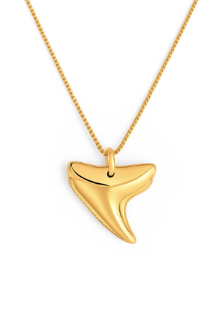 Johanna Shark Tooth Pendant Necklace Ellie Vail