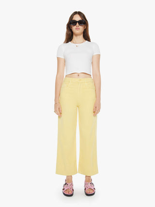 The Maven Wide Hem Ankle Chalk It Up Sunshine MOTHER