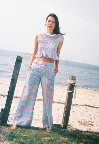 Portofino Pant Harbor Stripe Sister NY