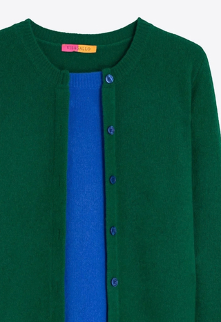Green Cardigan Vilagallo