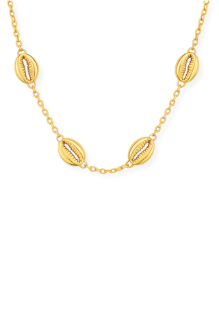 Yasmine Shell Choker Necklace Ellie Vail