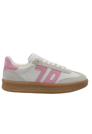 Double Cloud Sneakers White Pink Back70