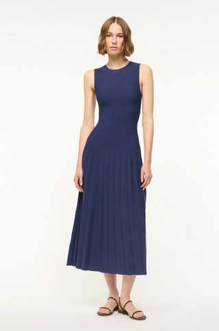 Elyse Dress Navy Staud
