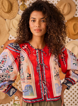 Katie Top Coastal Village Hunter Bell