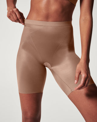 SPANXshape™ Invisible Mid-Thigh Short Cafe Au Lait