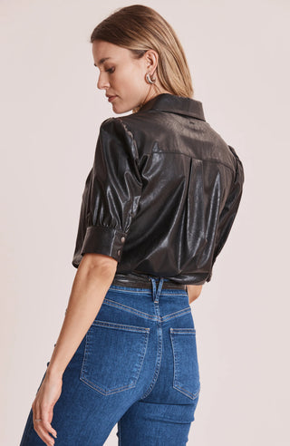 Alice Pleated Shirt- 31309T - Black