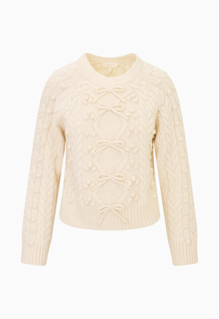 Mavelle Pullover Birch Whisper Love Shack Fancy