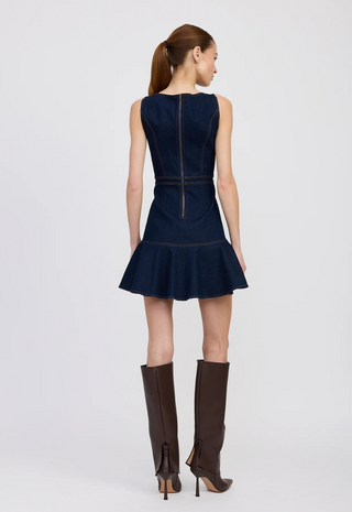 Seraphina Mini Dress Indigo En Saison