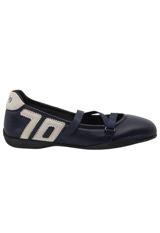 Suki Navy Butter Sneakerina Back70