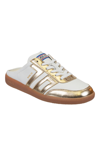 Easter Backless Sneaker Metallic Gold Back70