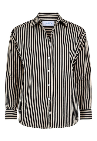 The Boyfriend Shirt Ganache Pinstripe Livro