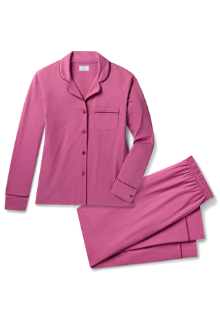 Women's Pima Pajama in Rosewood Petite Plume