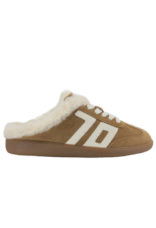 Easter Fl Tobacco White Backless Sneaker Back70