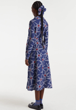 Starship Print Midi Dress Compañía Fantástica