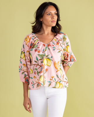 Beatrice Top Lemon Branch Double A