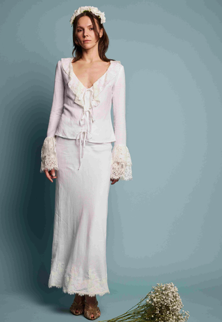 Kristen Skirt White Sister NY
