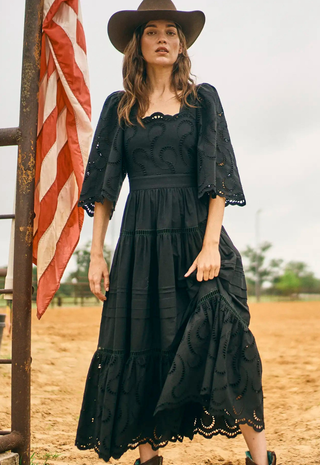 Zadie Dress Black Hunter Bell