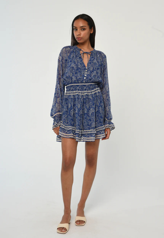 Juliet Mini Dress Arabesque Print Love The Label