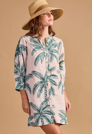 Paloma Dress Coconut Palm Double A