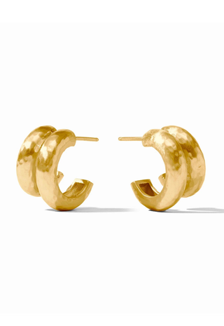 Havana Double Hoop Gold Julie Vos