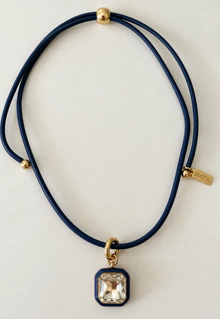Aurora Pendant Necklace Navy Smith & Co - Navy